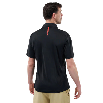 Selkirk Essentials Sport-Wik Polo Performance à manches courtes pour homme (Noir)
