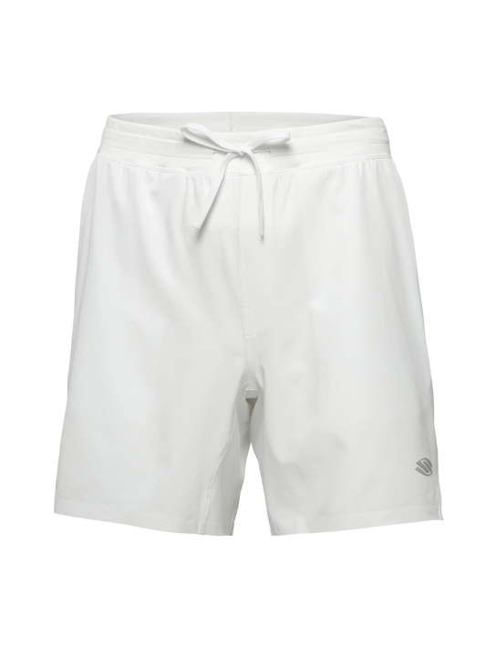 Selkirk Men’s Essentials 2.0 Performance 7" Pickleball Shorts (White)