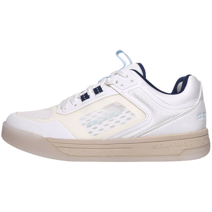 Selkirk Femme Legacy Pro Pickleball Chaussure avec technologie InfiniGrip (Blanc/Bleu)