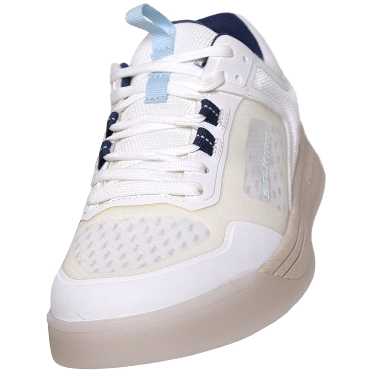 Selkirk Femme Legacy Pro Pickleball Chaussure avec technologie InfiniGrip (Blanc/Bleu)