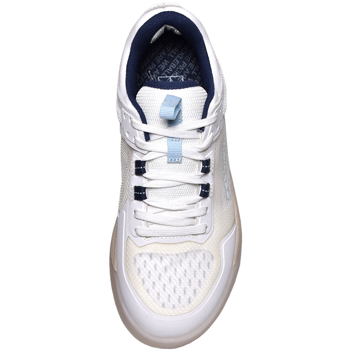 Selkirk Femme Legacy Pro Pickleball Chaussure avec technologie InfiniGrip (Blanc/Bleu)