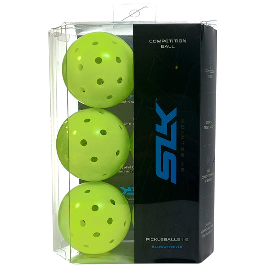 Selkirk Balles de pickleball SLK Competition pour Extérieur (paquet de 6)