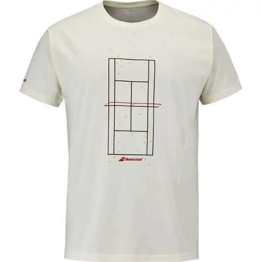 Babolat T-shirt avec message d'exercice pour homme 4MS26445-1100