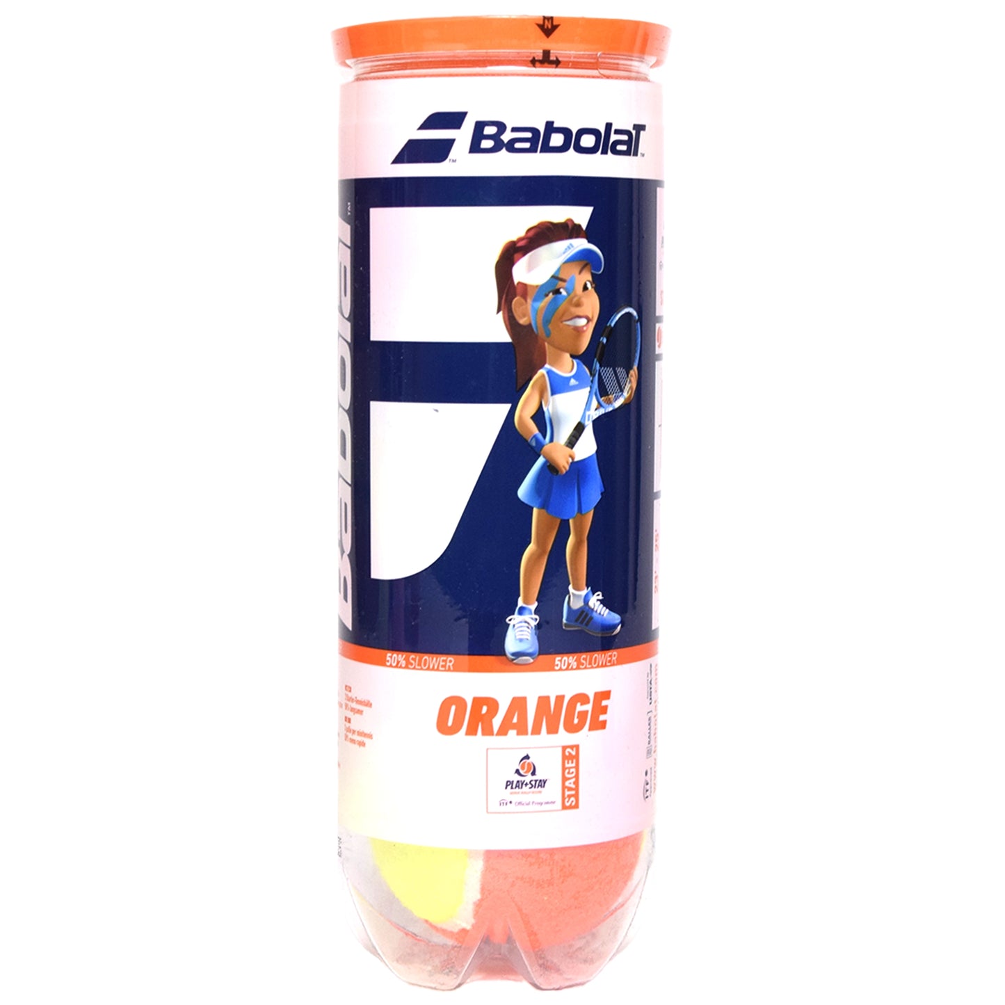 Babolat Balls Orange for Kids (tube of 3)