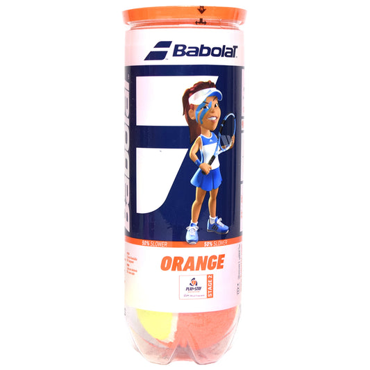 Babolat Balls Orange for Kids (tube of 3)