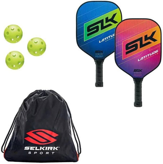 Selkirk SLK Latitude Ensemble de raquettes et balles de pickleball