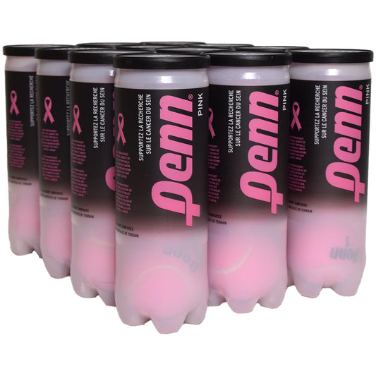 Caisse de balles Penn Championship X-DUTY rose (12 tubes de 3) 521078