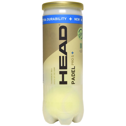 Head balles Padel Pro S+ (tube de 3)