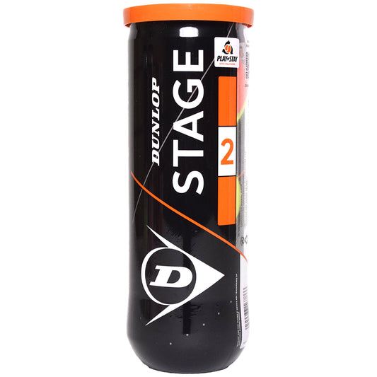 Dunlop Stage 2 Regular Duty Balls (Tube of 3) Orange