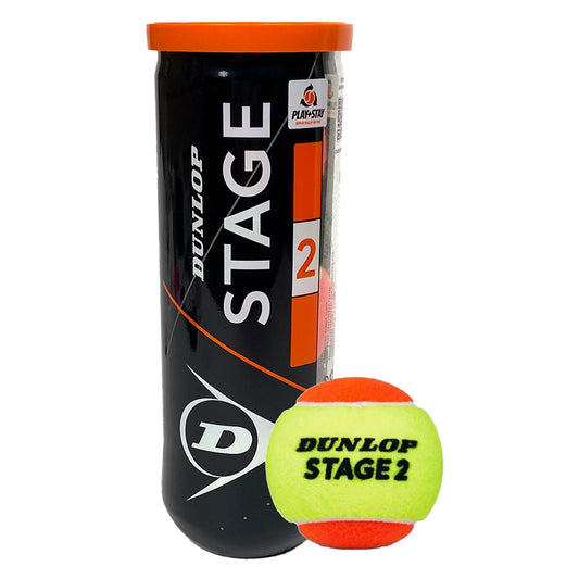 Dunlop Stage 2 Regular Duty Balls (Tube of 3) Orange