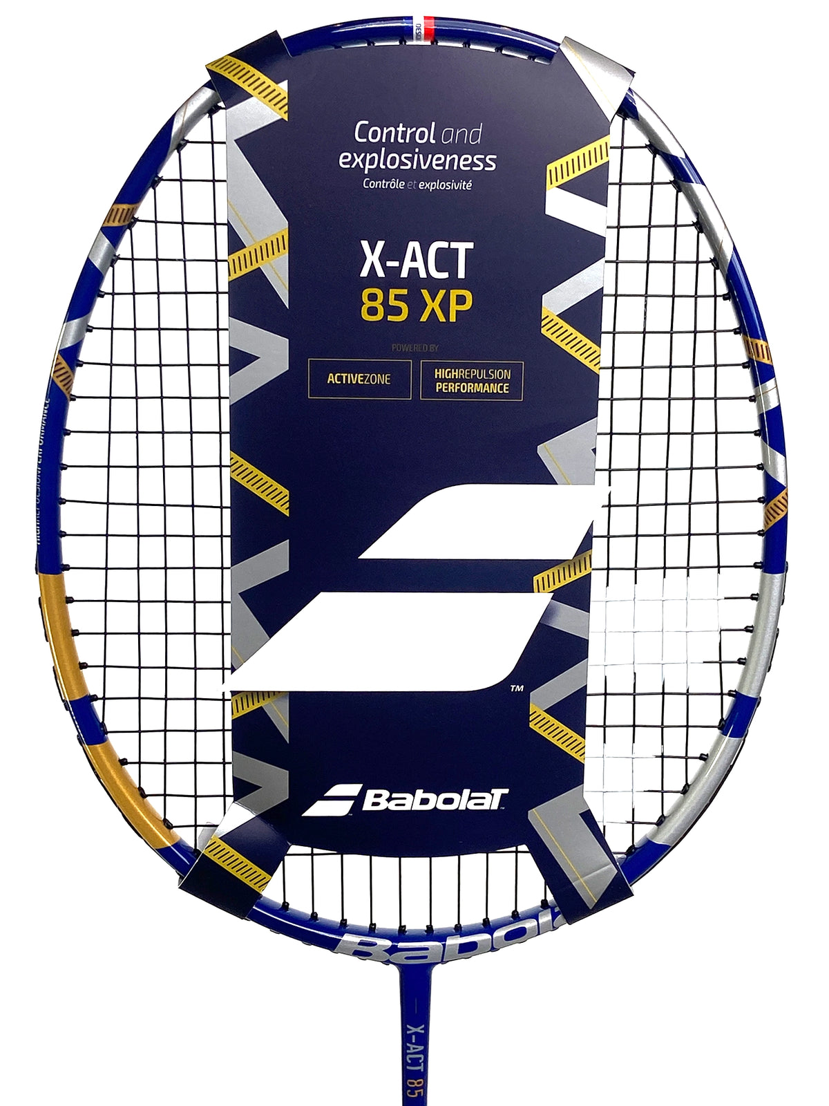 Babolat X-Act 85 XP Strung Dark Blue/Yellow - G2 Babolat X-Act 85 XP Strung Dark Blue/Yellow - G2