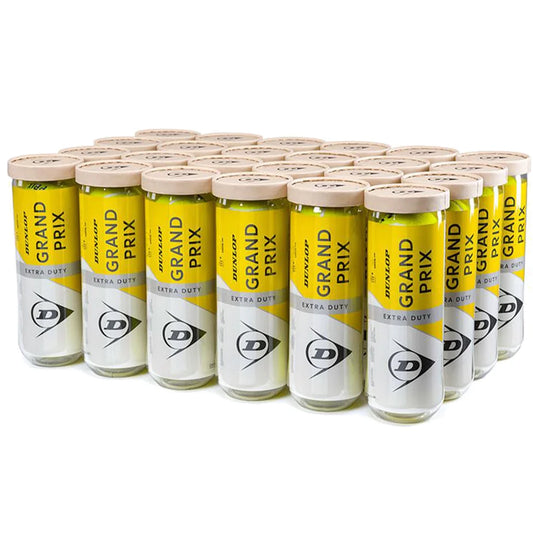 Caisse de balles Dunlop TB Grand Prix Extra Duty (24 tubes de 3)
