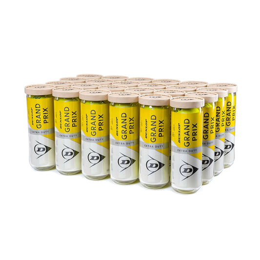 Caisse de balles Dunlop TB Grand Prix Extra Duty (24 tubes de 3)