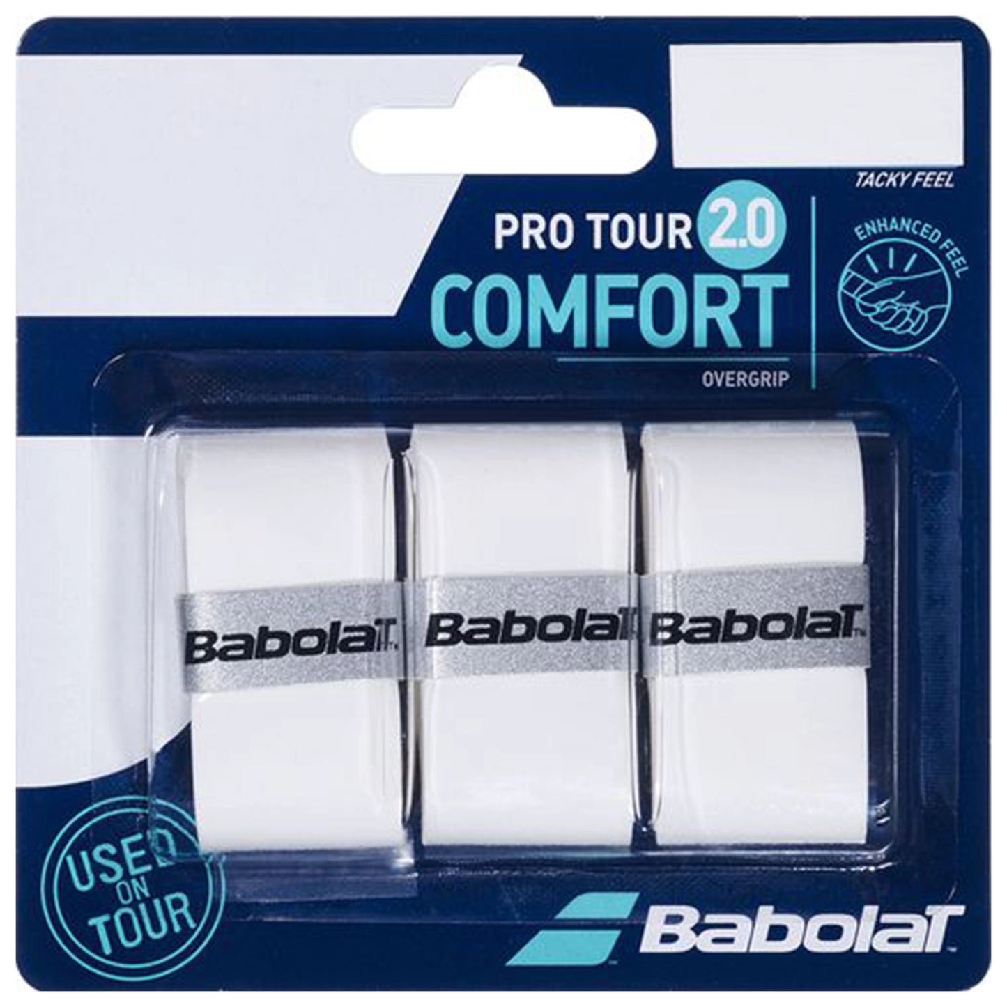 Babolat overgrip Pro Tour 2.0 (3) White