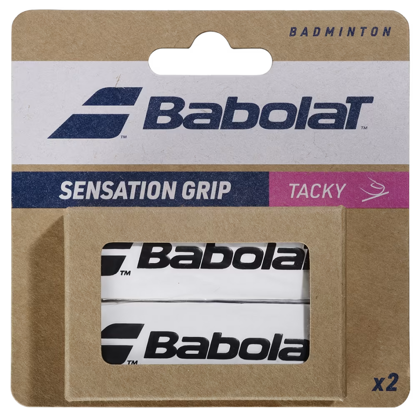 Babolat Sensation Grip X2 White - Badminton