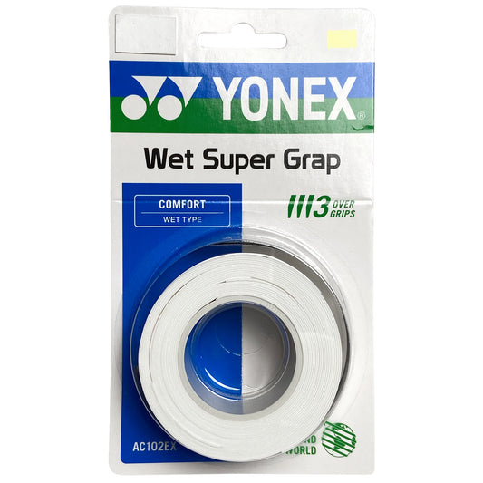 Yonex overgrip Wet Super Grap (3) Blanc
