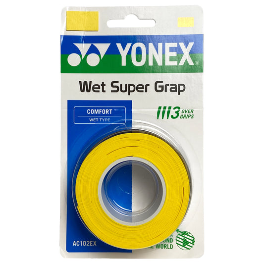 Yonex overgrip Wet Super Grap (3) Jaune