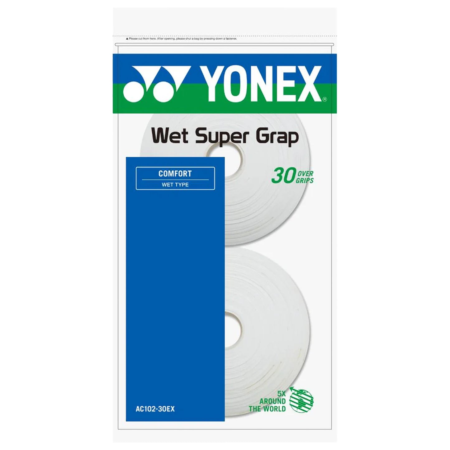 Yonex overgrip Wet Super Grap (30) White