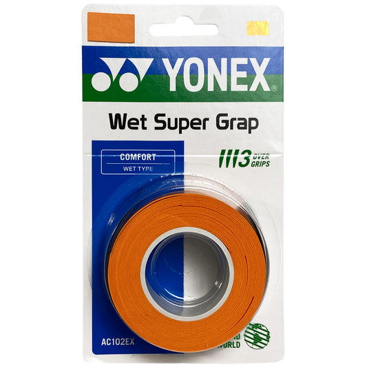 Yonex overgrip Wet Super Grap (3) Orange
