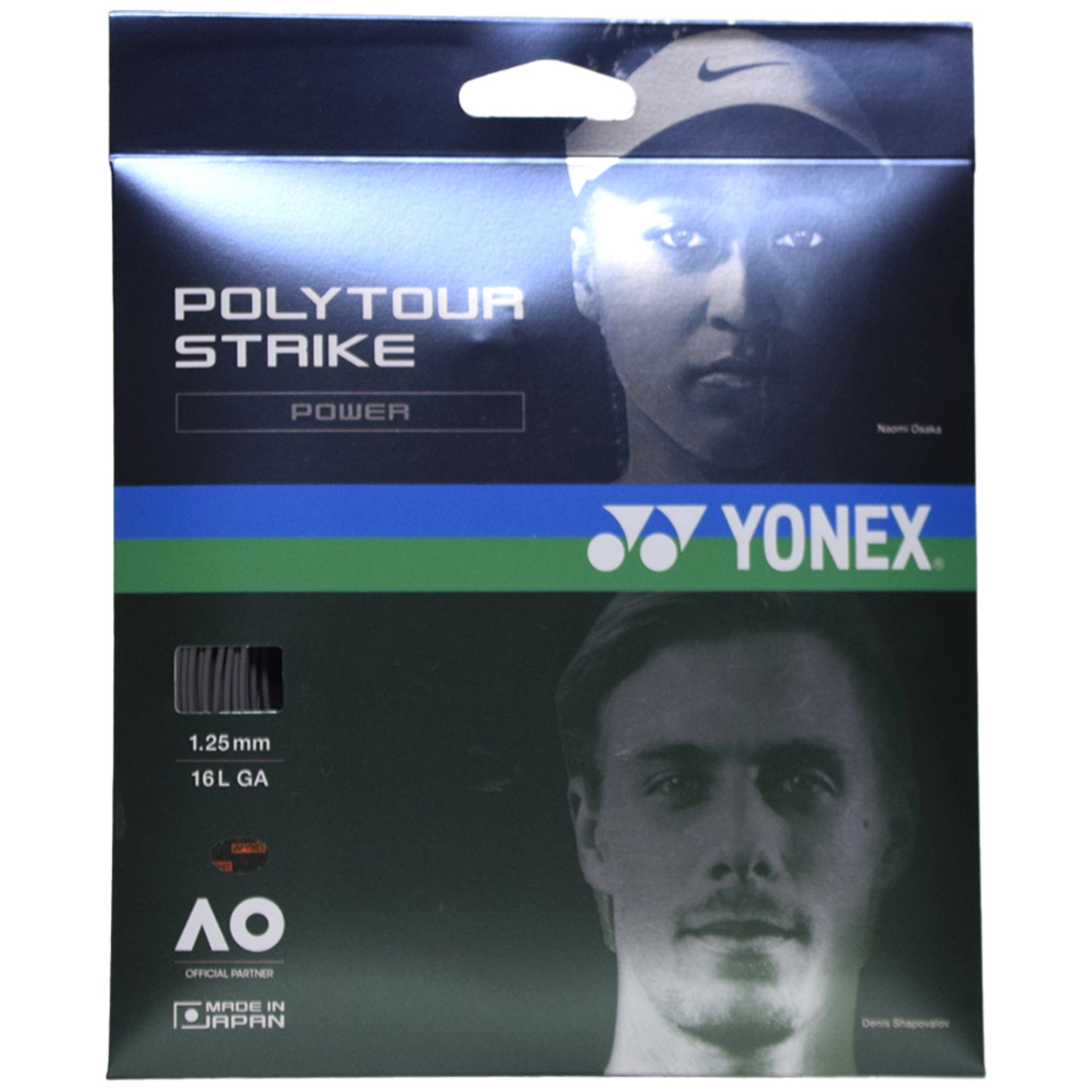 Yonex Polytour Strike 125 Gris fer