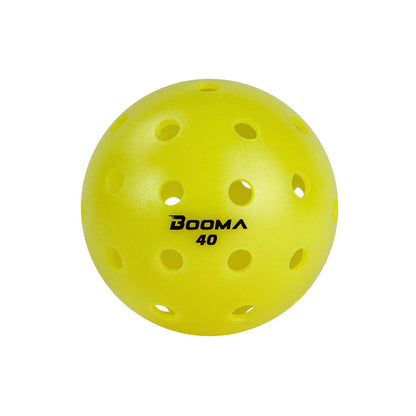 Booma 40 Outdoor Pickleball Balls Yellow (6)
