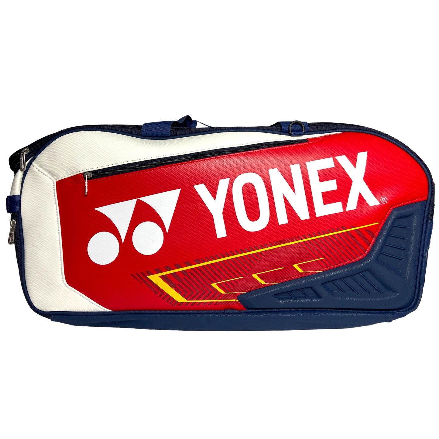 Yonex Expert Tournament Racquet Bag (BAG02331W) - White/Navy/Red