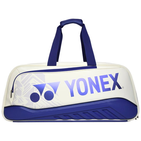 Yonex Expert Tournament Racquet Bag (BAG02531W) White/Deep Blue