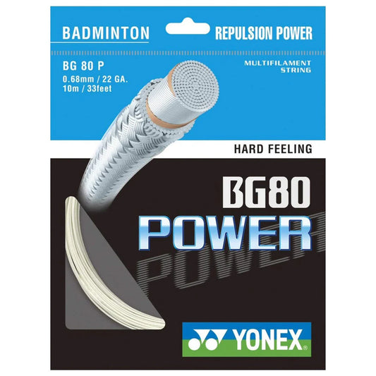 Yonex BG80 Power 10m Blanc
