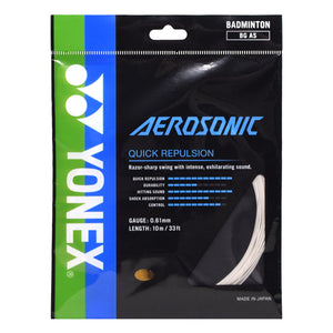 Yonex BG Aerosonic 10m White - Tenniszon