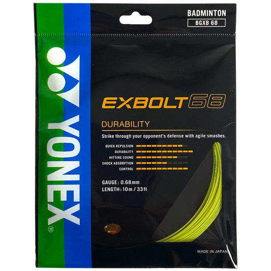 Yonex BG Exbolt 68 10m Jaune