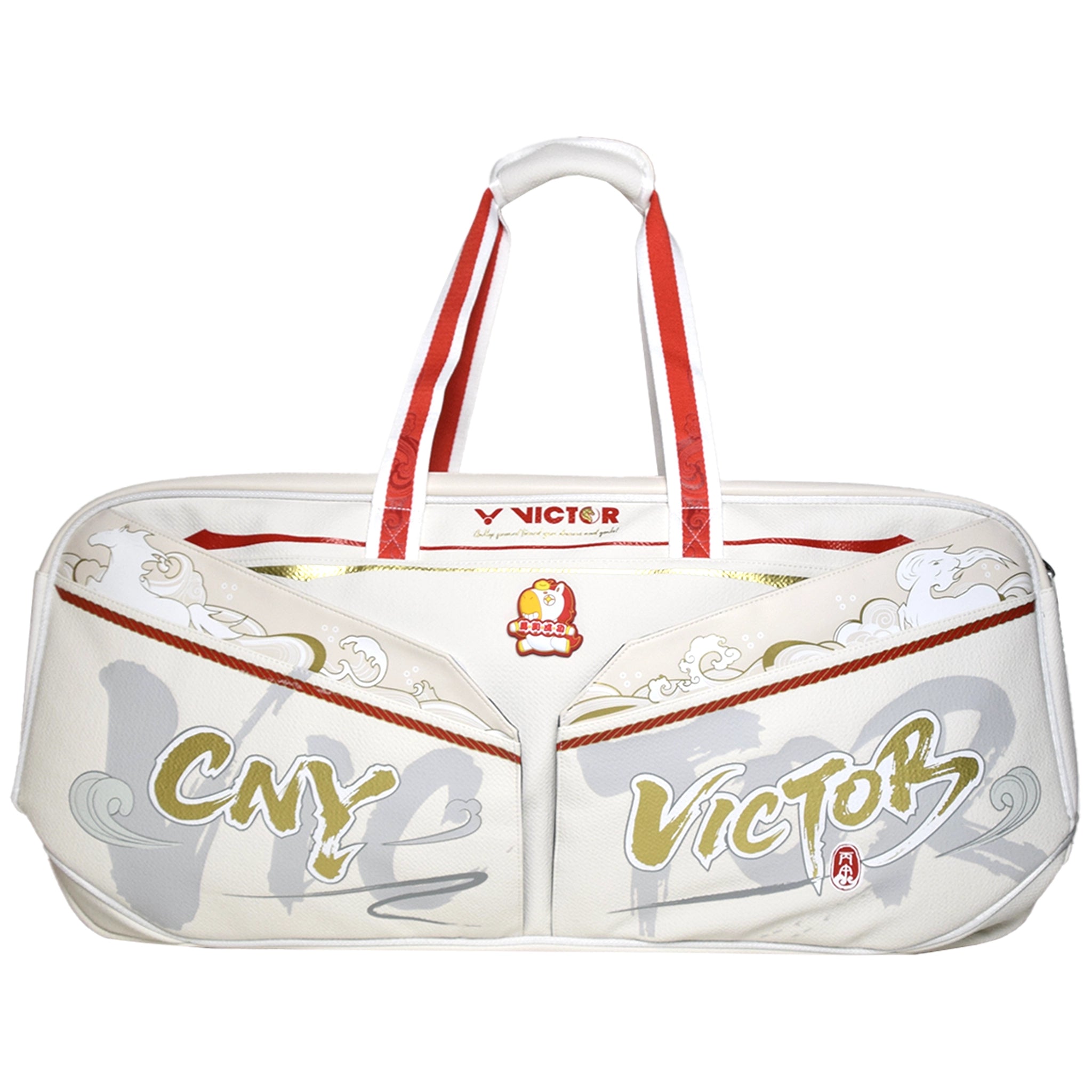 Victor CNY 2026 Edition Rectangular Racket Bag (BR5651CNY-LD) White/Re