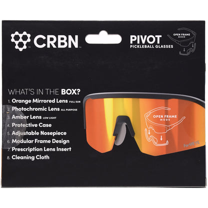 CRBN Lunettes de Pickleball Pivot