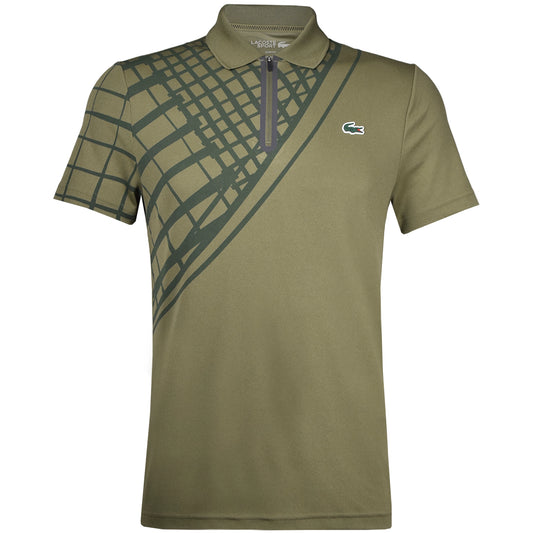 Lacoste Polo Zip Ultra Dry pour homme DH4756-52-E9F
