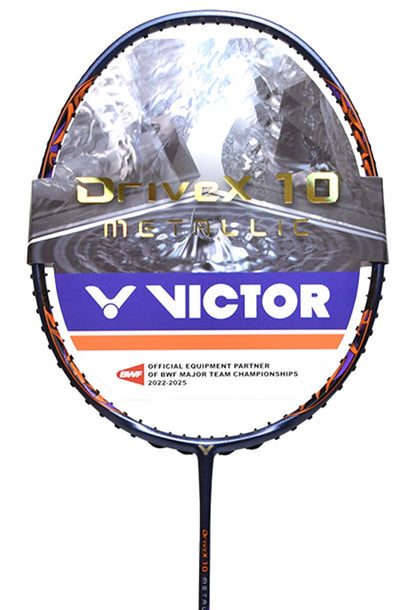 Victor DriveX 10 Metallic B Non cordée Noir-Bleu