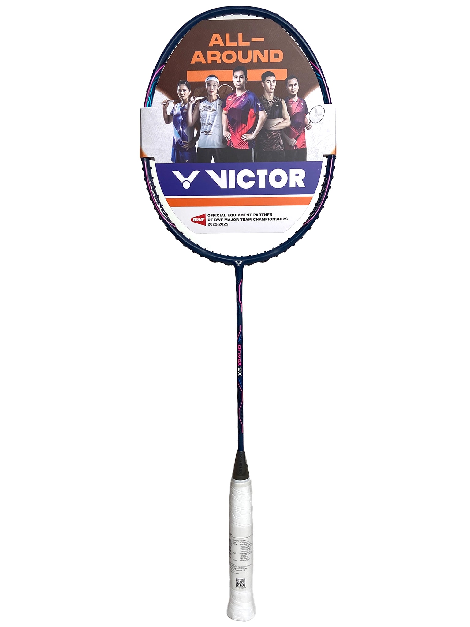 Victor Drive X 9X Unstrung Navy Blue - 4U