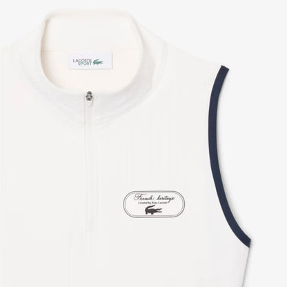 Lacoste robe Heritage texturée avec écusson pour femme EF6799-52-EV0