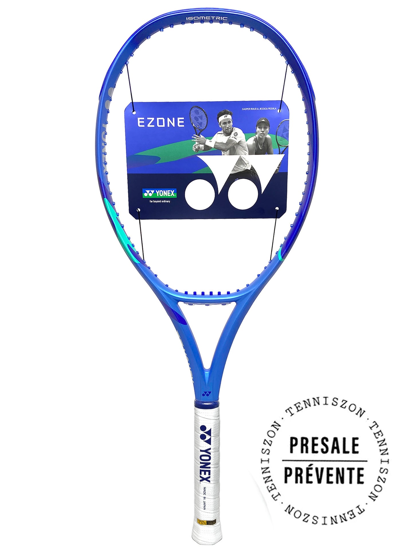 Yonex EZONE 100 - 300g Blast Blue Unstrung (8TH GEN.)