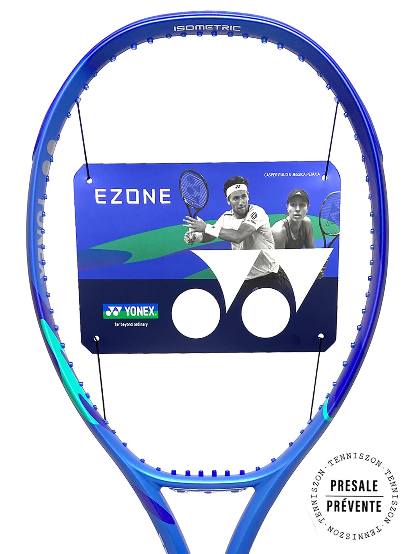 Yonex EZONE 100 - 300g Blast Blue Unstrung (8TH GEN.)