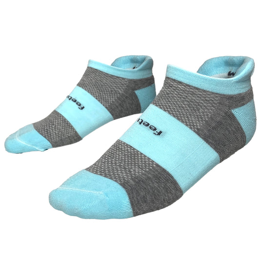 Feetures Women's High Performance Max Cushion No Show Tab Socks FA503619 - Bliss Blue