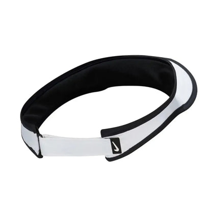 Nike Junior DriFit Ace Visor Swoosh - White/Black FB5061-100