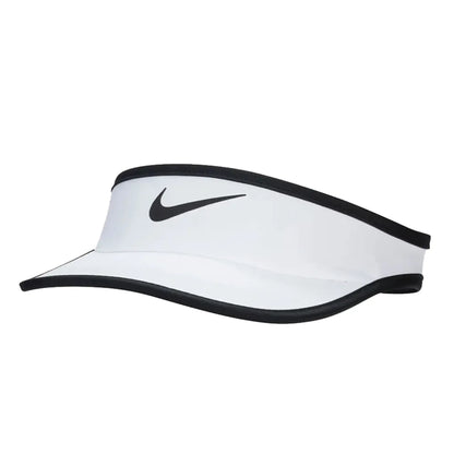 Nike Junior DriFit Ace Visor Swoosh - White/Black FB5061-100