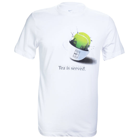 Nike T-shirt Court Dri-Fit pour homme FD0030-100 - Wimbledon