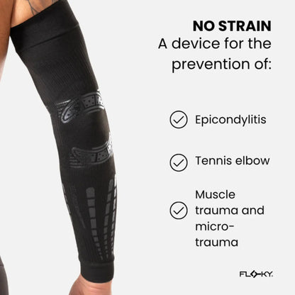 Floky No Strain Evolution Manchon de bras - Blanc (Pqt de 1)