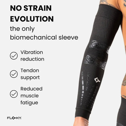 Floky No Strain Evolution Manchon de bras - Blanc (Pqt de 1)