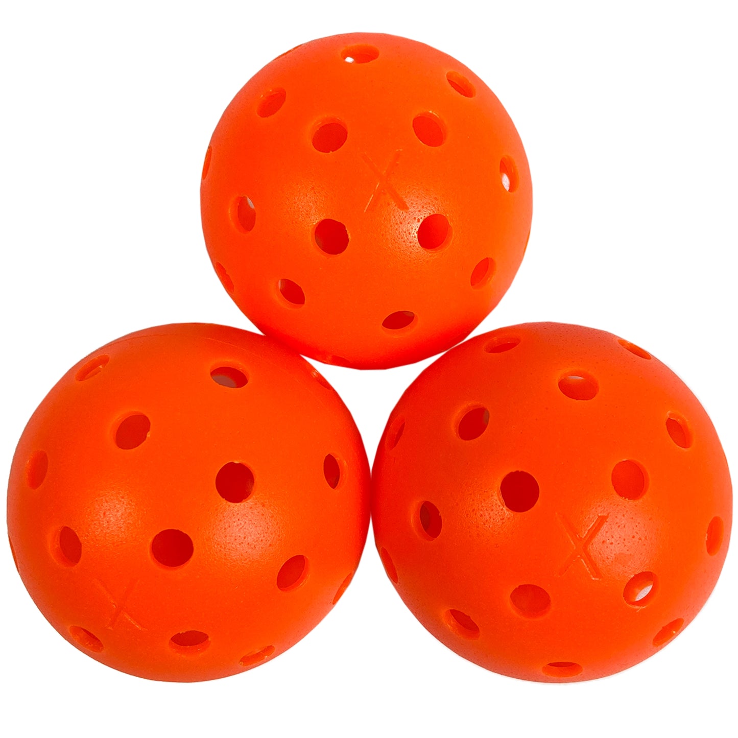 Franklin Pickleball X-40 Outdoor (Pkg of 3) - Lava