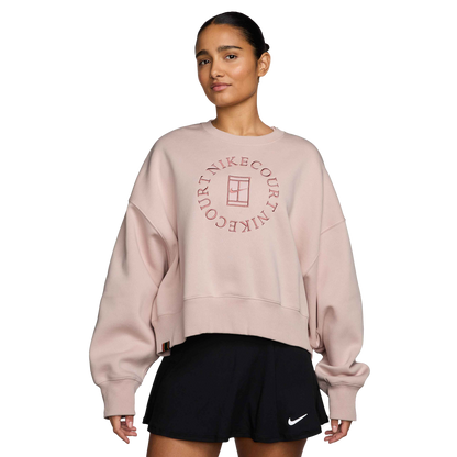 Nike sweatshirt Court Phoenix Fleece Crew Heritage pour femme HJ8988-667
