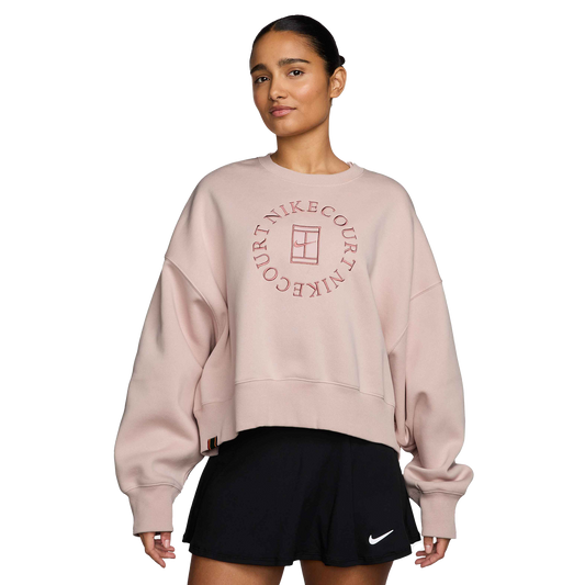 Nike sweatshirt Court Phoenix Fleece Crew Heritage pour femme HJ8988-667