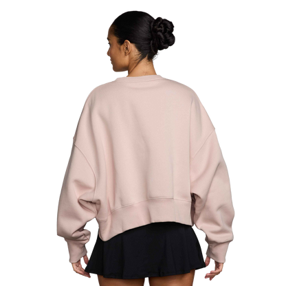 Nike sweatshirt Court Phoenix Fleece Crew Heritage pour femme HJ8988-667