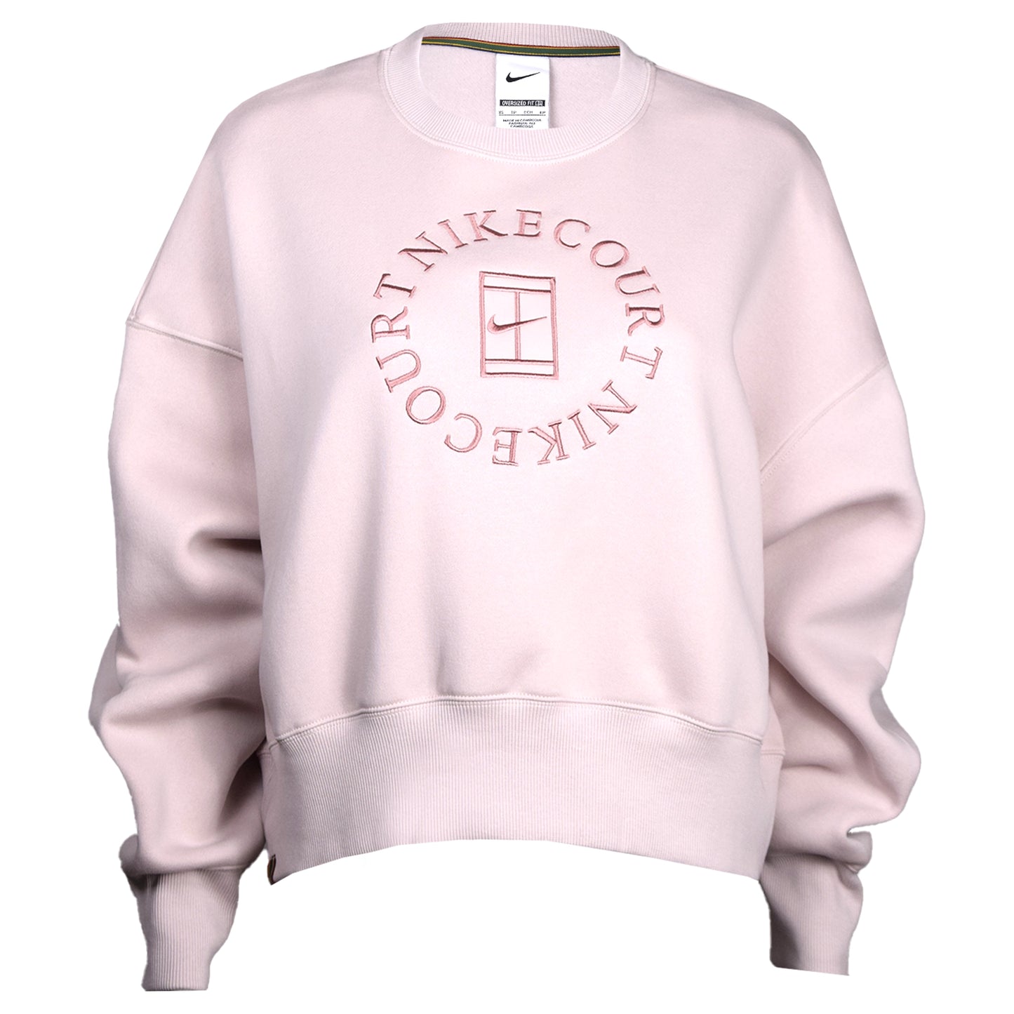 Nike sweatshirt Court Phoenix Fleece Crew Heritage pour femme HJ8988-667