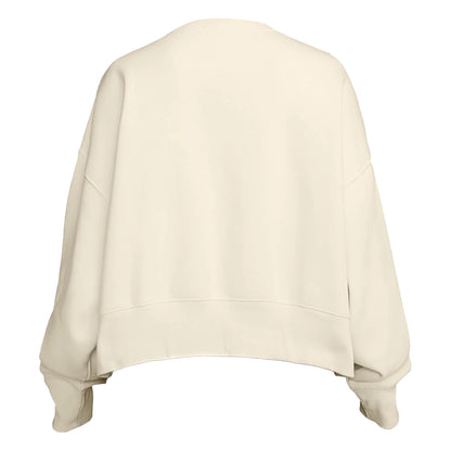 Nike Women's Court Phoenix Fleece Oversized Crew Heritage Sweatshirt HQ0351-110